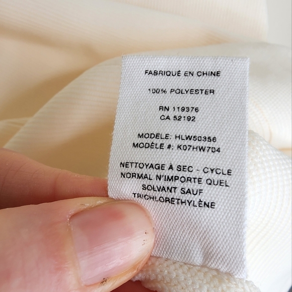 Helmut Lang Ivory Slash Dress M - Picture 8 of 8